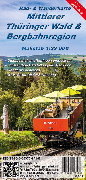 Buchcover Mittlerer Thüringer Wald & Bergbahnregion  | EAN 9783869732718 | ISBN 3-86973-271-7 | ISBN 978-3-86973-271-8