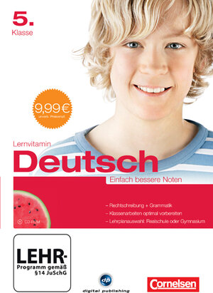 Buchcover Lernvitamin Deutsch 5. Klasse  | EAN 9783869762050 | ISBN 3-86976-205-5 | ISBN 978-3-86976-205-0
