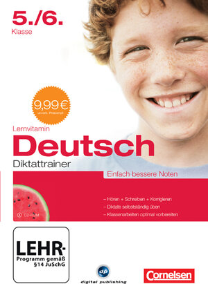 Buchcover Lernvitamin Deutsch Diktattrainer 5./6. Klasse  | EAN 9783869762081 | ISBN 3-86976-208-X | ISBN 978-3-86976-208-1