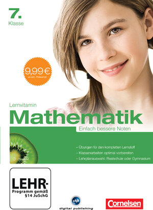 Buchcover Lernvitamin Mathematik 7. Klasse  | EAN 9783869762159 | ISBN 3-86976-215-2 | ISBN 978-3-86976-215-9