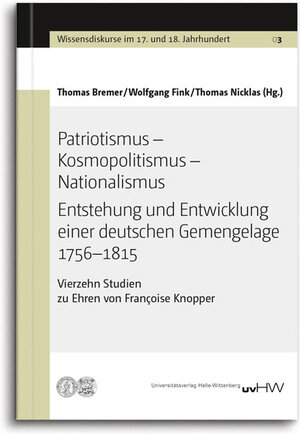 Buchcover Patriotismus – Kosmopolitismus – Nationalismus  | EAN 9783869770840 | ISBN 3-86977-084-8 | ISBN 978-3-86977-084-0