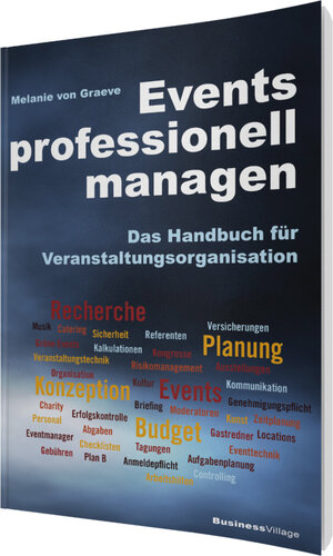 Buchcover Events professionell managen | Melanie von Graeve | EAN 9783869802602 | ISBN 3-86980-260-X | ISBN 978-3-86980-260-2