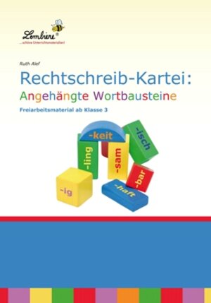 Buchcover Rechtschreib-Kartei: Angehängte Wortbausteine | Ruth Alef | EAN 9783869985503 | ISBN 3-86998-550-X | ISBN 978-3-86998-550-3