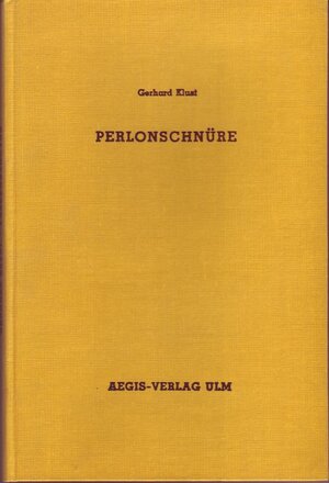 Buchcover Perlonschnüre | Gerhard Klust | EAN 9783870050078 | ISBN 3-87005-007-1 | ISBN 978-3-87005-007-8