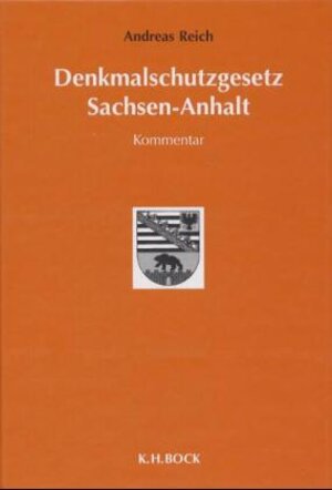 Buchcover Denkmalschutzgesetz Sachsen-Anhalt. Kommentar | Andreas Reich | EAN 9783870667795 | ISBN 3-87066-779-6 | ISBN 978-3-87066-779-5