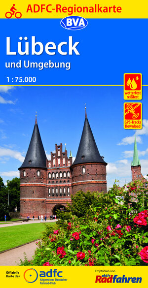 Buchcover ADFC-Regionalkarte Lübeck und Umgebung, 1:75.000, reiß- und wetterfest, GPS-Tracks Download  | EAN 9783870738389 | ISBN 3-87073-838-3 | ISBN 978-3-87073-838-9