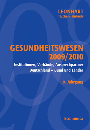 Buchcover Leonhart Taschen-Jahrbuch Gesundheitswesen 2009/2010  | EAN 9783870815714 | ISBN 3-87081-571-X | ISBN 978-3-87081-571-4