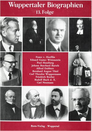 Buchcover Wuppertaler Biographien  | EAN 9783870930257 | ISBN 3-87093-025-X | ISBN 978-3-87093-025-7