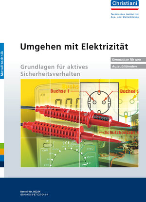 Buchcover Umgehen mit Elektrizität - Grundlagen für aktives Sicherheitsverhalten | Manfred Hartmann | EAN 9783871250415 | ISBN 3-87125-041-4 | ISBN 978-3-87125-041-5