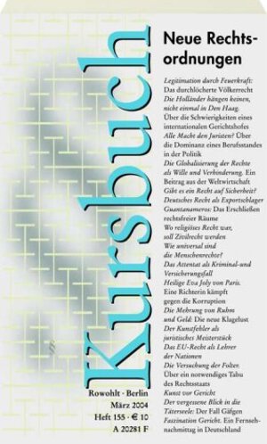 Buchcover Kursbuch 155  | EAN 9783871341557 | ISBN 3-87134-155-X | ISBN 978-3-87134-155-7