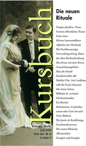 Buchcover Kursbuch 160  | EAN 9783871341601 | ISBN 3-87134-160-6 | ISBN 978-3-87134-160-1