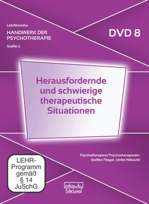 Buchcover Herausfordernde und schwierige therapeutische Situationen (DVD 8) | Steffen Fliegel | EAN 9783871595585 | ISBN 3-87159-558-6 | ISBN 978-3-87159-558-5