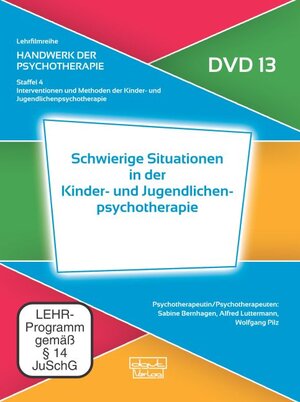 Buchcover Schwierige Situationen in der Kinder- und Jugendlichenpsychotherapie (DVD 13)  | EAN 9783871595639 | ISBN 3-87159-563-2 | ISBN 978-3-87159-563-9
