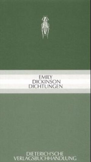 Buchcover Dichtungen | Emily Dickinson | EAN 9783871620379 | ISBN 3-87162-037-8 | ISBN 978-3-87162-037-9