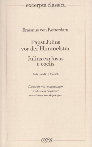 Buchcover Papst Julius vor der Himmelstür | Erasmus von Rotterdam | EAN 9783871620744 | ISBN 3-87162-074-2 | ISBN 978-3-87162-074-4