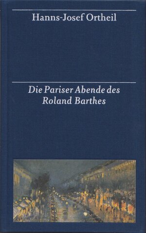 Buchcover Die Pariser Abende des Roland Barthes | Hanns-Josef Ortheil | EAN 9783871620867 | ISBN 3-87162-086-6 | ISBN 978-3-87162-086-7
