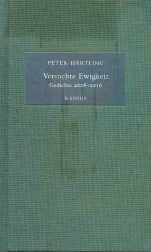 Buchcover Versuchte Ewigkeit | Peter Härtling | EAN 9783871730795 | ISBN 3-87173-079-3 | ISBN 978-3-87173-079-5