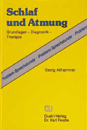 Buchcover Schlaf und Atmung | G Althammer | EAN 9783871852343 | ISBN 3-87185-234-1 | ISBN 978-3-87185-234-3
