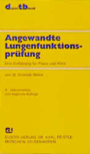 Buchcover Angewandte Lungenfunktionsprüfung | Wolfgang Schmidt | EAN 9783871852510 | ISBN 3-87185-251-1 | ISBN 978-3-87185-251-0