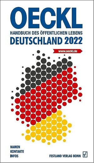 Buchcover OECKL Handbuch des Öffentlichen Lebens Deutschland 2022 | EAN 9783872241689 | ISBN 3-87224-168-0 | ISBN 978-3-87224-168-9