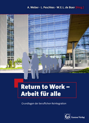 Buchcover Return to Work - Arbeit für alle  | EAN 9783872477583 | ISBN 3-87247-758-7 | ISBN 978-3-87247-758-3
