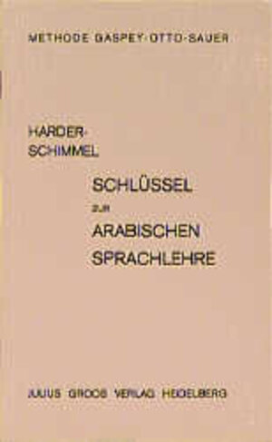 Buchcover Arabische Sprachlehre | Ernst Harder | EAN 9783872760029 | ISBN 3-87276-002-5 | ISBN 978-3-87276-002-9