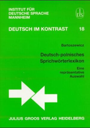 Buchcover Deutsch-polnisches Sprichwörterlexikon | Iwona Bartoszewicz | EAN 9783872768308 | ISBN 3-87276-830-1 | ISBN 978-3-87276-830-8