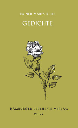 Buchcover Gedichte | Rainer Maria Rilke | EAN 9783872912305 | ISBN 3-87291-230-5 | ISBN 978-3-87291-230-5