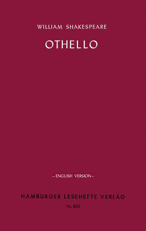 Buchcover Othello | William Shakespeare | EAN 9783872918048 | ISBN 3-87291-804-4 | ISBN 978-3-87291-804-8