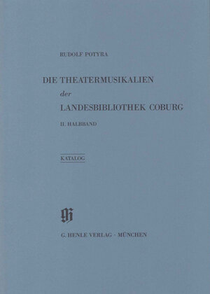 Buchcover KBM 20 Landesbibliothek Coburg - Theatermusikalien. Thematischer Katalog | Rudolf Potyra | EAN 9783873280731 | ISBN 3-87328-073-6 | ISBN 978-3-87328-073-1