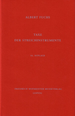 Taxe der Streichinstrumente