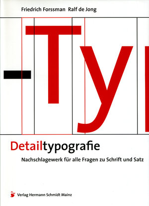 Buchcover Detailtypografie | Friedrich Forssman | EAN 9783874396424 | ISBN 3-87439-642-8 | ISBN 978-3-87439-642-4