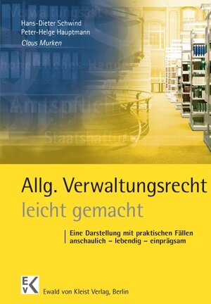 Buchcover Allgemeines Verwaltungsrecht - leicht gemacht | Claus Murken | EAN 9783874402262 | ISBN 3-87440-226-6 | ISBN 978-3-87440-226-2