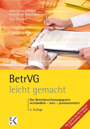 Buchcover BetrVG - leicht gemacht | Arno Schrader | EAN 9783874403467 | ISBN 3-87440-346-7 | ISBN 978-3-87440-346-7