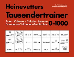 Buchcover Tausendertrainer 0-1000 | Heinevetter | EAN 9783874740609 | ISBN 3-87474-060-9 | ISBN 978-3-87474-060-9