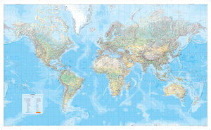 Die Grosse Weltkarte, plano 1:30 Mio.