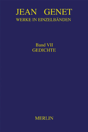 Buchcover Werkausgabe / Gedichte | Jean Genet | EAN 9783875362367 | ISBN 3-87536-236-5 | ISBN 978-3-87536-236-7