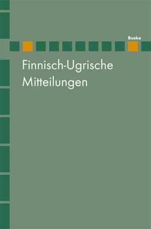 Buchcover Finnisch-Ugrische Mitteilungen Band 26/27  | EAN 9783875483635 | ISBN 3-87548-363-4 | ISBN 978-3-87548-363-5