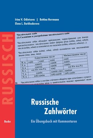 Buchcover Russische Zahlwörter | Irina V. Odintsova | EAN 9783875485196 | ISBN 3-87548-519-X | ISBN 978-3-87548-519-6