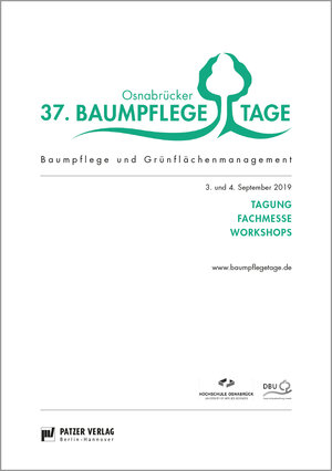Buchcover 37. Osnabrücker Baumpflegetage | Jürgen Bouillon | EAN 9783876171586 | ISBN 3-87617-158-X | ISBN 978-3-87617-158-6