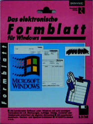 Das elektronische Formblatt unter Windows. 3 1/2'- Diskette