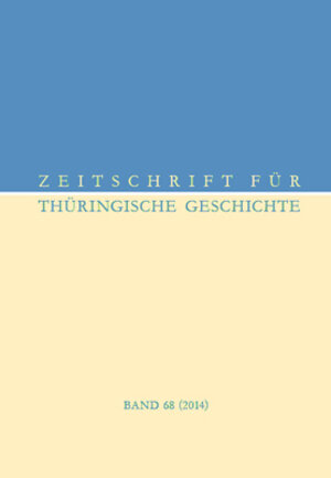 Buchcover Zeitschrift für Thüringische Geschichte, Band 68 (2014)  | EAN 9783877079256 | ISBN 3-87707-925-3 | ISBN 978-3-87707-925-6