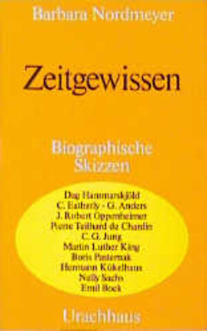Buchcover Zeitgewissen | Barbara Nordmeyer | EAN 9783878381044 | ISBN 3-87838-104-2 | ISBN 978-3-87838-104-4