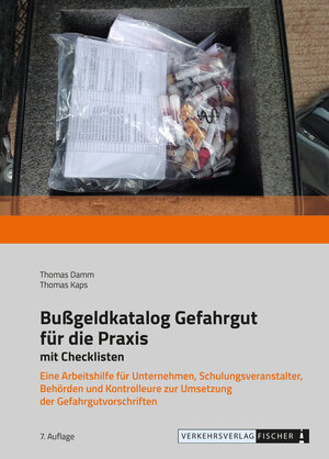 Buchcover Bußgeldkatalog Gefahrgut für die Praxis mit Checklisten - 2021 | Thomas Damm | EAN 9783878419228 | ISBN 3-87841-922-8 | ISBN 978-3-87841-922-8