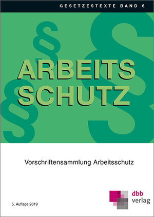 Buchcover Vorschriftensammlung Arbeitsschutz  | EAN 9783878632283 | ISBN 3-87863-228-2 | ISBN 978-3-87863-228-3