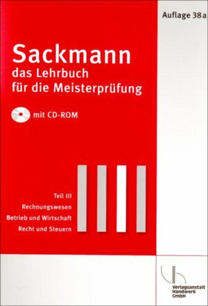 Buchcover Sackmann - Das Lehrbuch für die Meisterprüfung | D Barfuss | EAN 9783878649076 | ISBN 3-87864-907-X | ISBN 978-3-87864-907-6