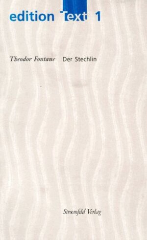 Buchcover Der Stechlin | Theodor Fontane | EAN 9783878779216 | ISBN 3-87877-921-6 | ISBN 978-3-87877-921-6