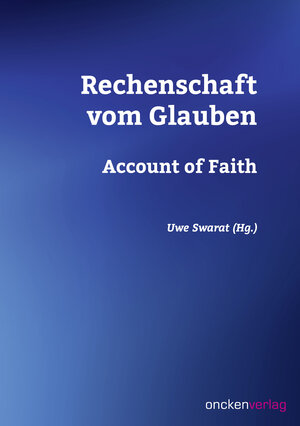 Buchcover Rechenschaft vom Glauben  | EAN 9783879391592 | ISBN 3-87939-159-9 | ISBN 978-3-87939-159-2