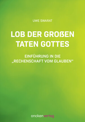 Buchcover Lob der großen Taten Gottes | Uwe Swarat | EAN 9783879391608 | ISBN 3-87939-160-2 | ISBN 978-3-87939-160-8