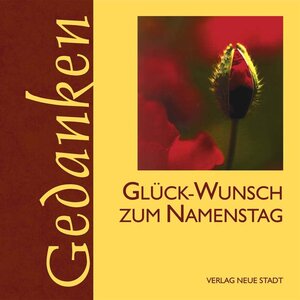 Buchcover Glück-Wunsch zum Namenstag  | EAN 9783879966868 | ISBN 3-87996-686-9 | ISBN 978-3-87996-686-8